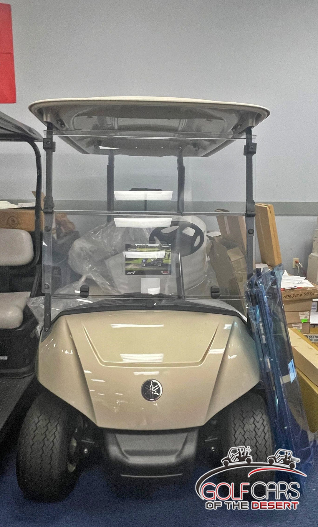 New 2022 Yamaha Drive2 PTV 2-Seater Electric Golf Car (Lead Acid), Sunstone