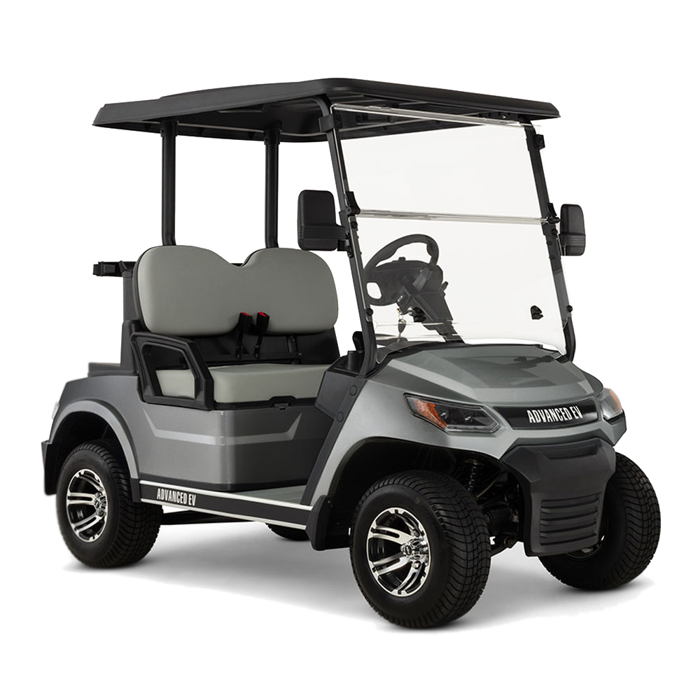 New 2023 Advanced-EV Advent 2 Personal 2-seater Electric Golf Car (Lithium), Metallic Charcoal