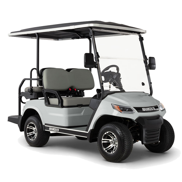 New 2023 Advanced-EV Advent 4 Personal 4-seater Electric Golf Car (Lithium), Silver