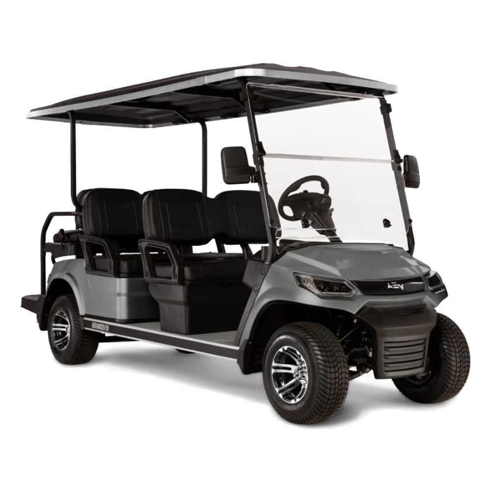 New 2023 Advanced-EV Advent 6 Personal 6-seater Electric Golf Car (Lithium), Metallic Charcoal