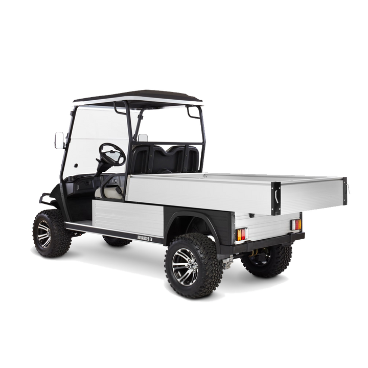 New 2023 Advanced-EV Advent HD LX 2-seater Lifted Electric Utility Vehicle w/Dump Bed, White