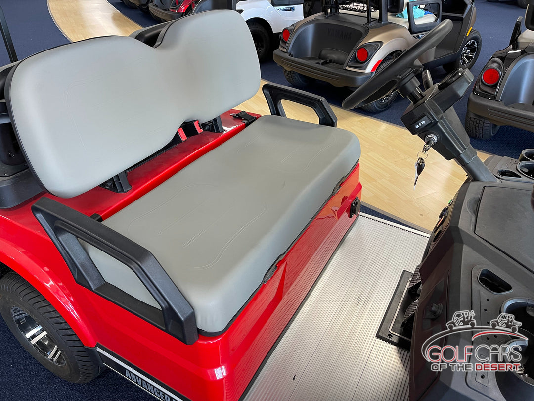 New 2023 Advanced-EV Advent 4 Personal 4-seater Electric Golf Car (Lithium), Metallic Red