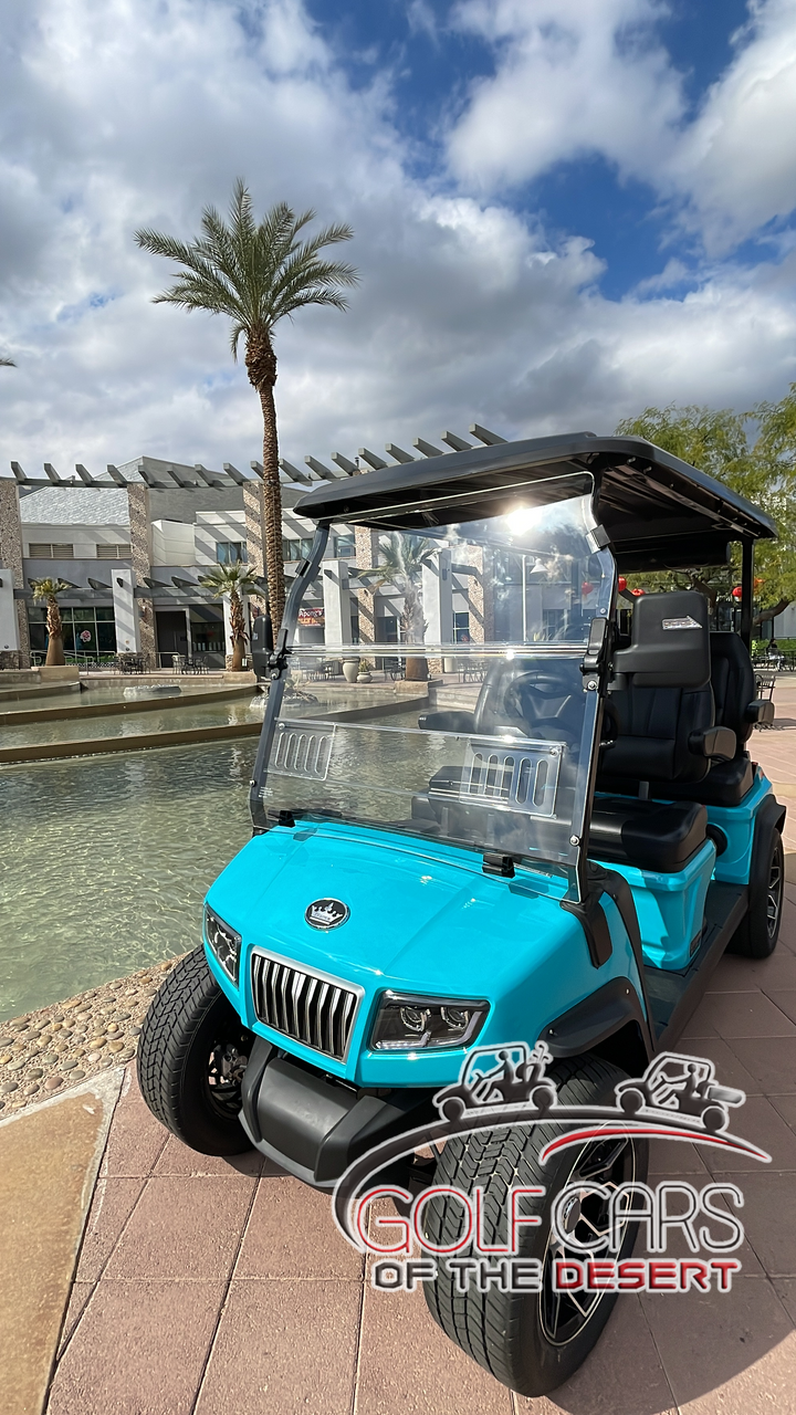 New 2023 Evolution D5 Ranger 4 Seater Personal Electric Car (Lithium), Sky Blue