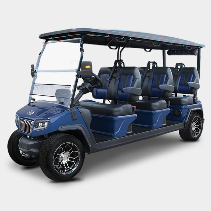 New 2023 Evolution D5 Ranger 6 Seater Electric Car (Lithium), Mediterranean Blue