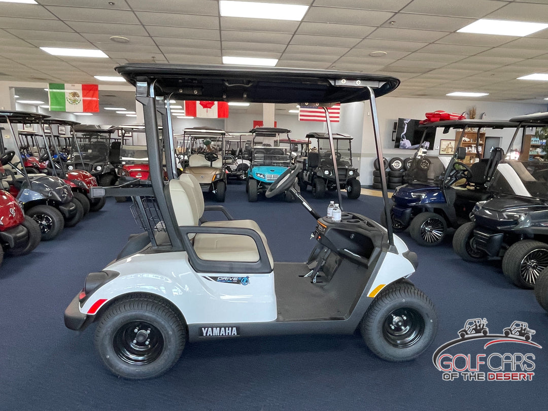 New 2023 Yamaha Drive2 PTV Personal 2-seater Electric Golf Car (Lithium-Ion), Glacier