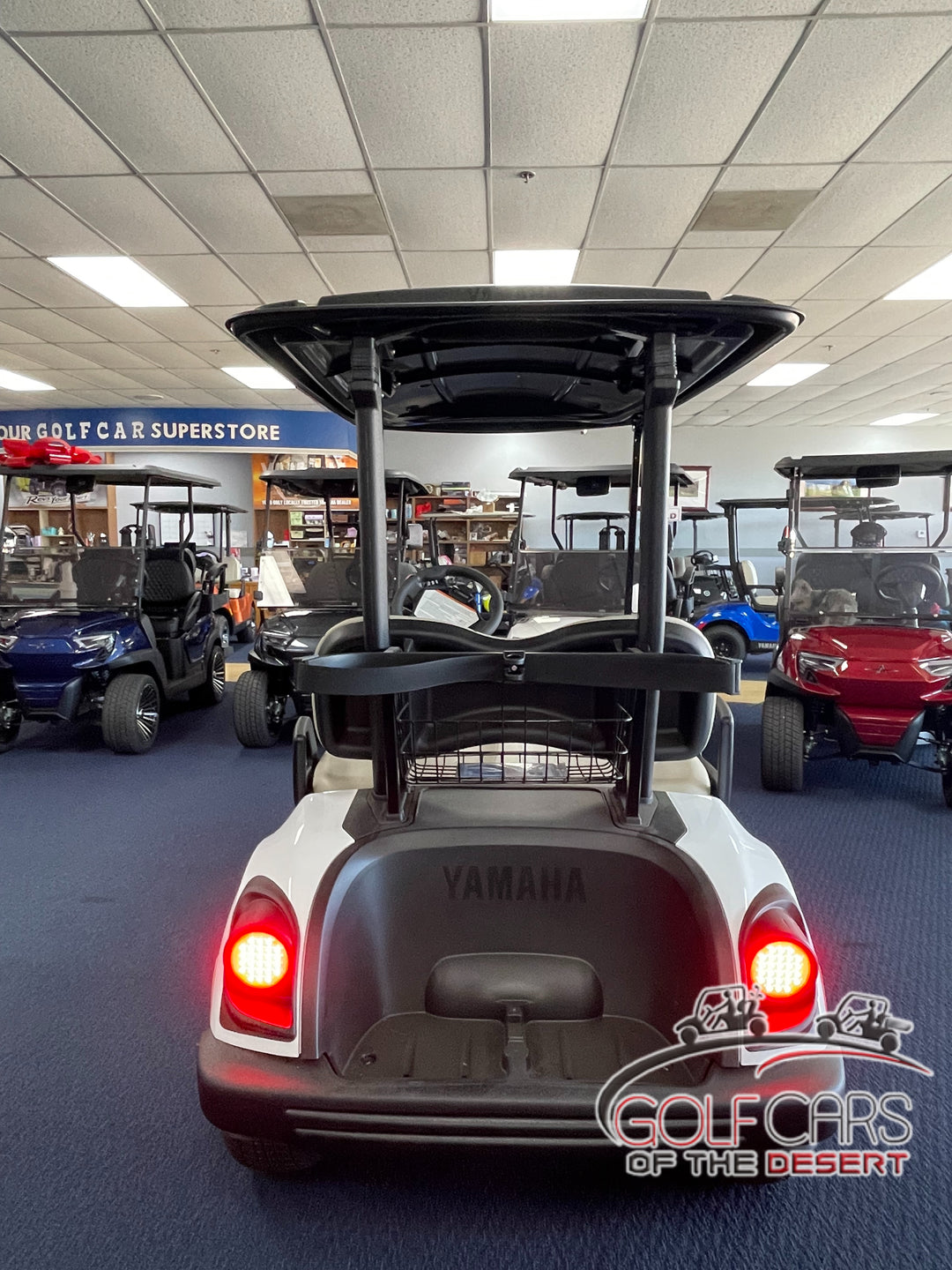 New 2023 Yamaha Drive2 PTV Personal 2-seater Electric Golf Car (Lithium-Ion), Glacier