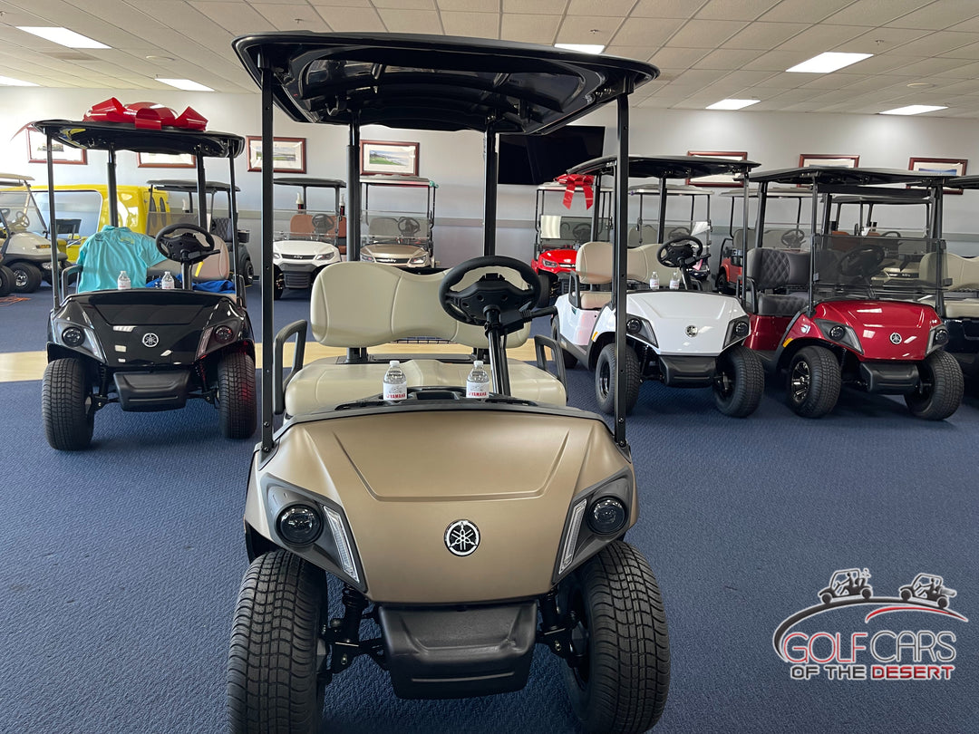 New 2023 Yamaha Drive2 PTV Personal 2-seater Electric Golf Car (Lithium-Ion), Mica Matte