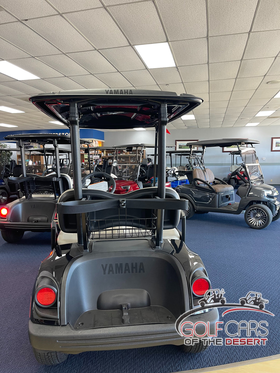 New 2023 Yamaha Drive2 PTV Personal 2-seater Electric Golf Car (Lithium-Ion), Onyx