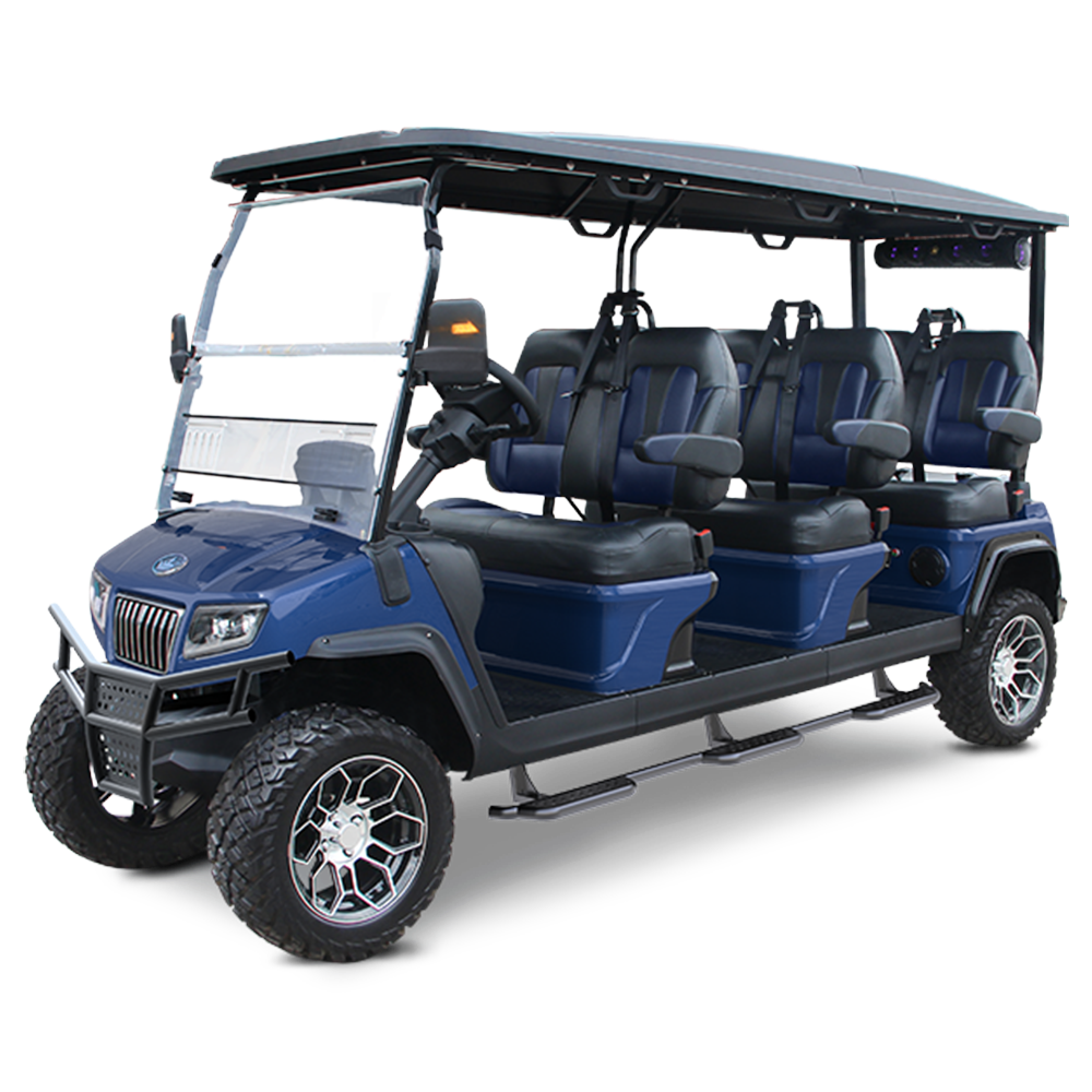 2023 Evolution D5 Maverick 6 Seater Electric Golf Car New Golf Cars of the Desert Golf Car Dealer in Palm Desert serving Coachella Valley CA