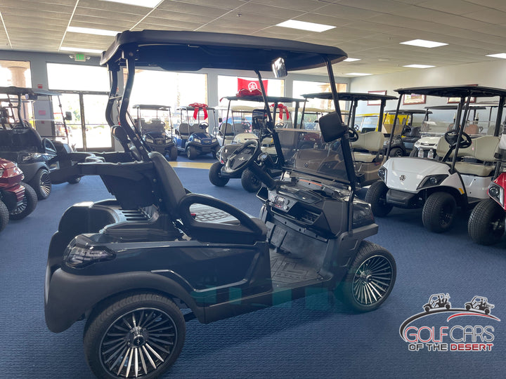 New 2024 Atlas 4 Passenger Personal Electric Golf Car (Lithium), Slate Gray