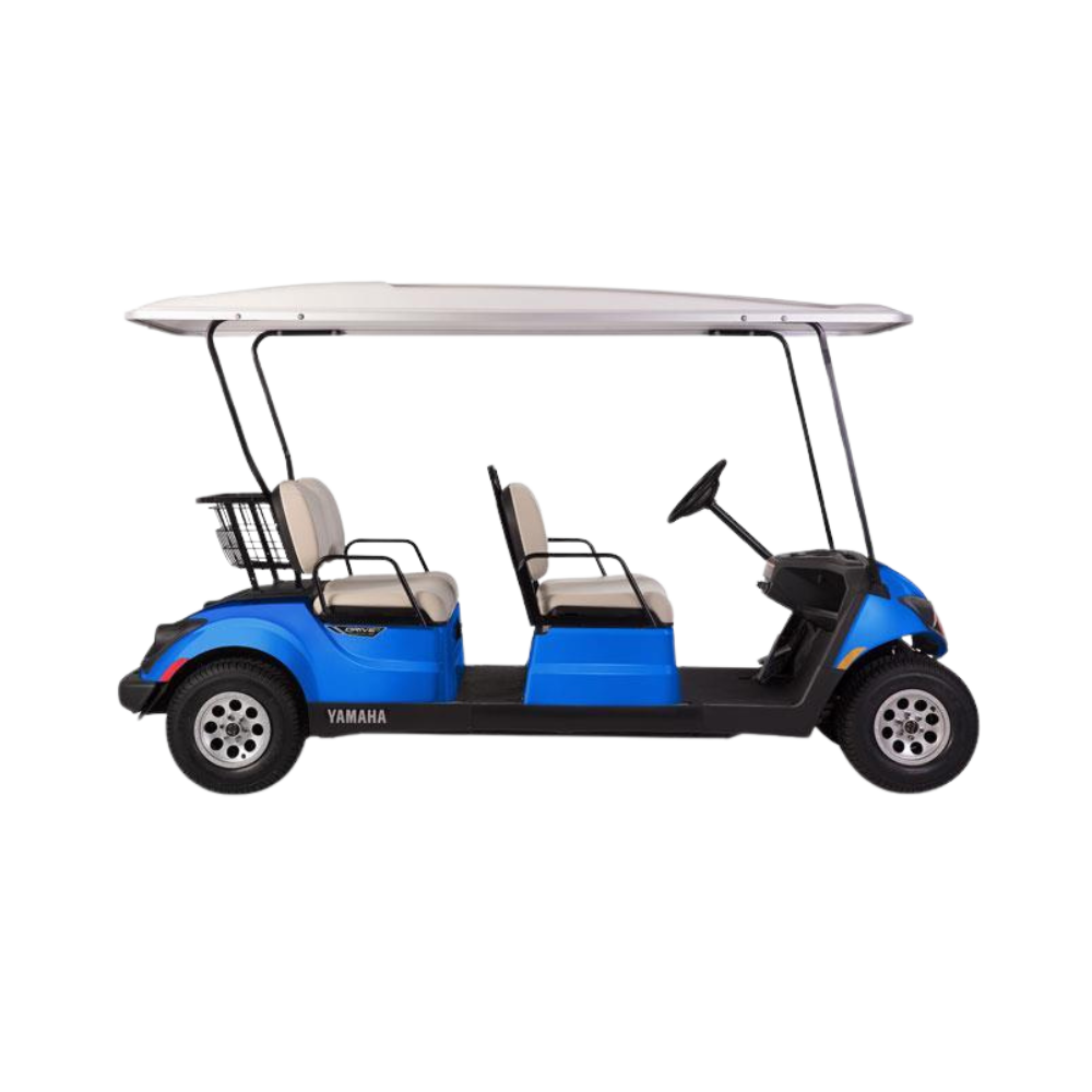 New 2023 Yamaha Concierge 4 Personal 4-seater Electric Golf Car (Lithium-Ion), Aqua Blue