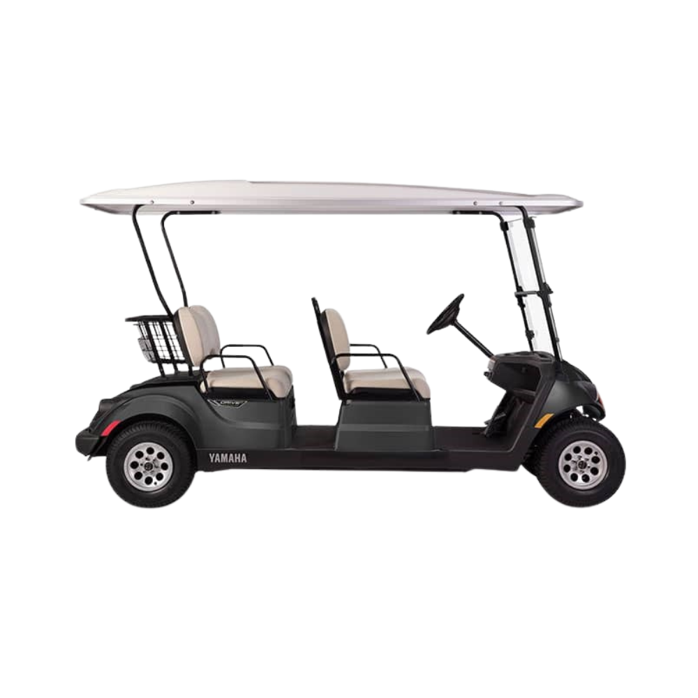 New 2023 Yamaha Concierge 4 Personal 4-seater Electric Golf Car (Lithium-Ion), Graphite