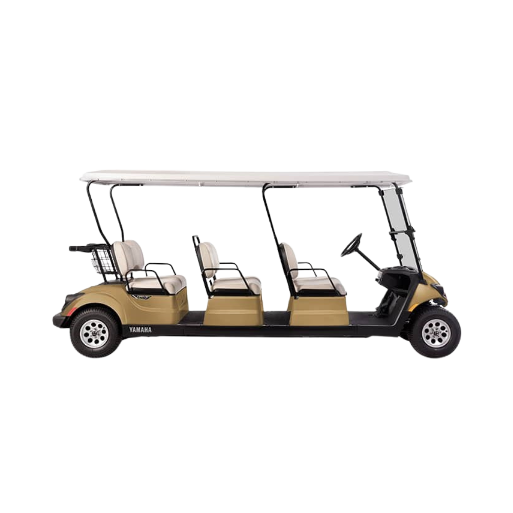 New 2023 Yamaha Concierge 6 Personal 6-seater Electric Golf Car (Lithium-Ion), Mica Matte