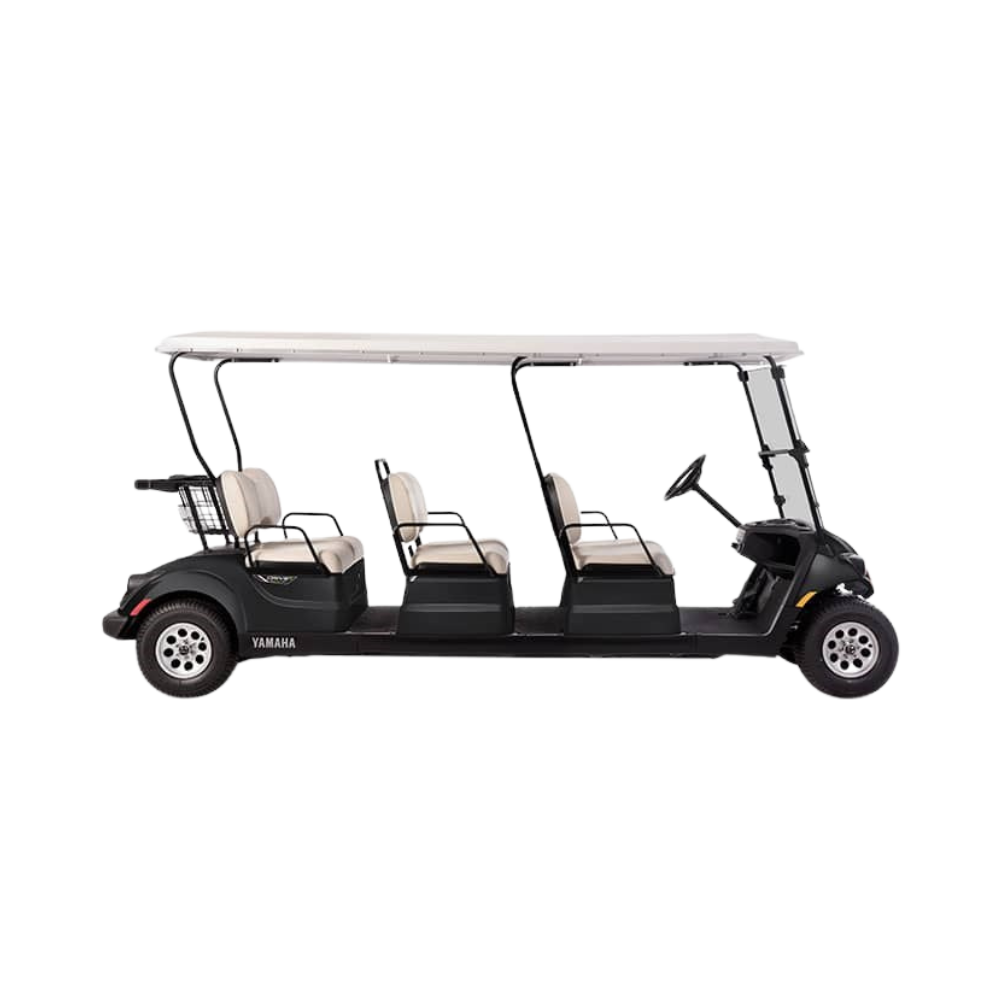 New 2023 Yamaha Concierge 6 Personal 6-seater Electric Golf Car (Lithium-Ion), Onyx