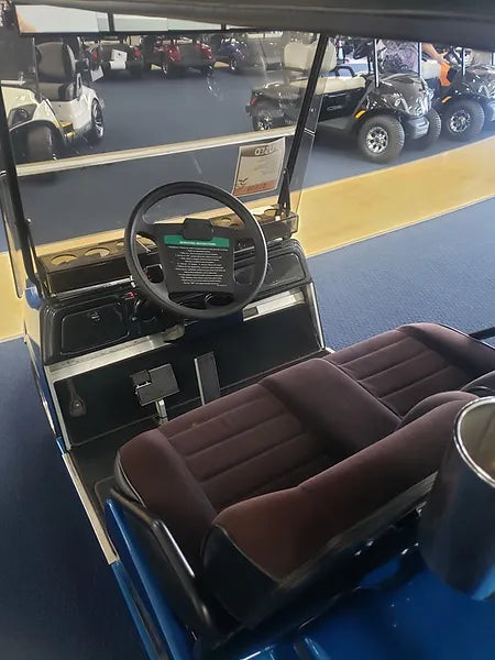 Used 2004 Club Car 2 Passenger Golf Cart with Body Kit, Blue
