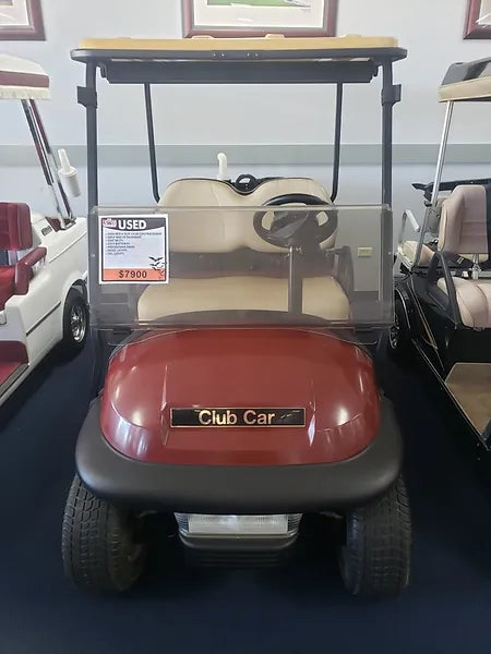 Used 2006 Club Car Precedent 4 Passenger Golf Cart, Red