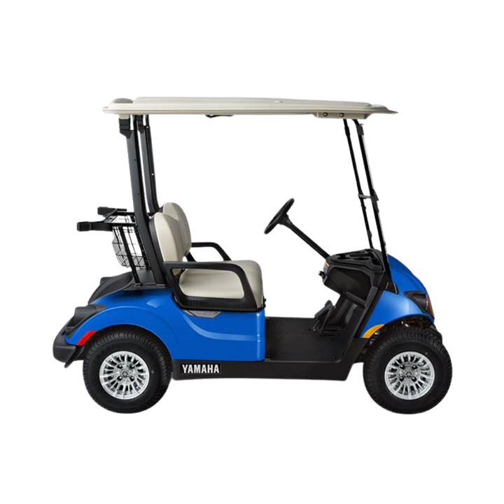 New 2023 Yamaha Drive2 PTV Personal 2-seater Electric Golf Car (Lithium-Ion), Aqua Blue